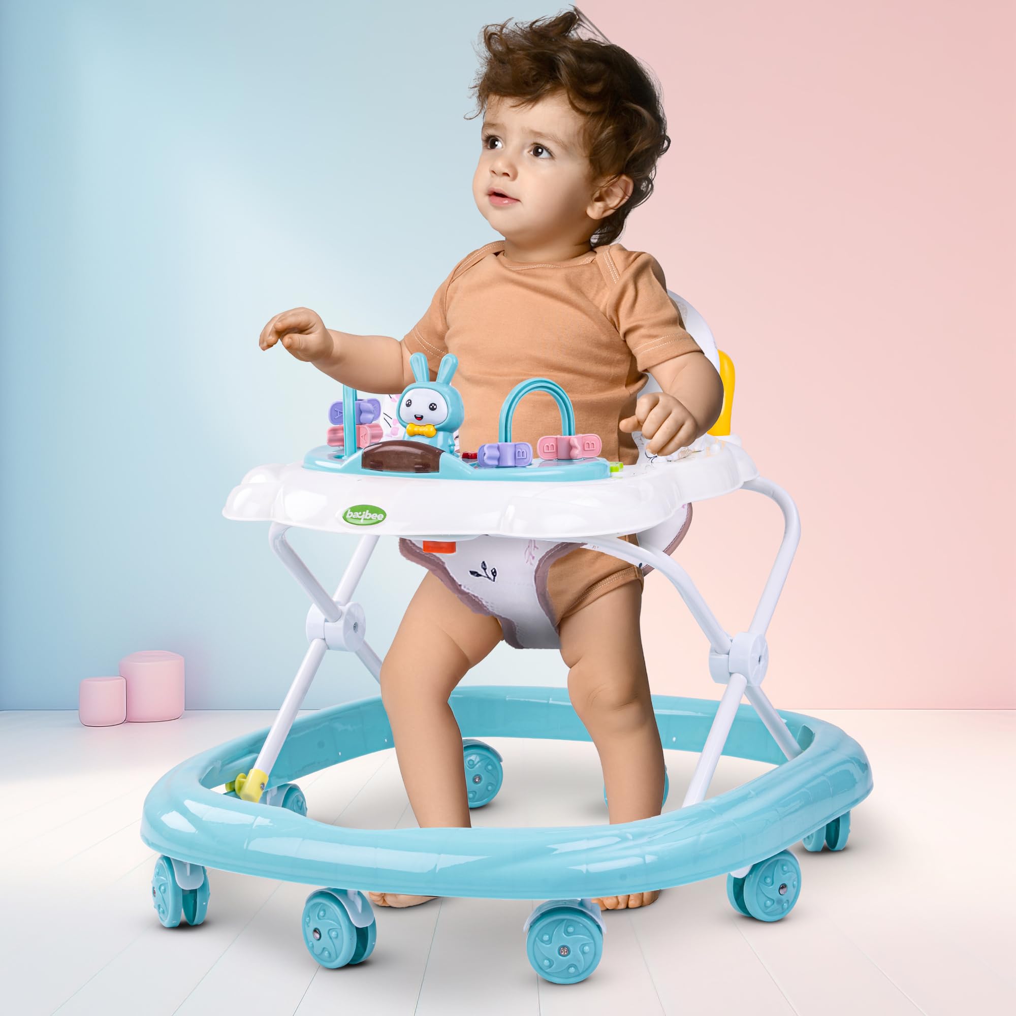 babyl live at 幕張 Stylish Baby Walker with Wheels and Toys - Clafbebe